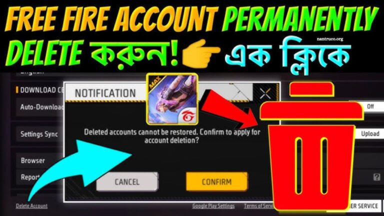 How to Delete Free Fire Account Permanently